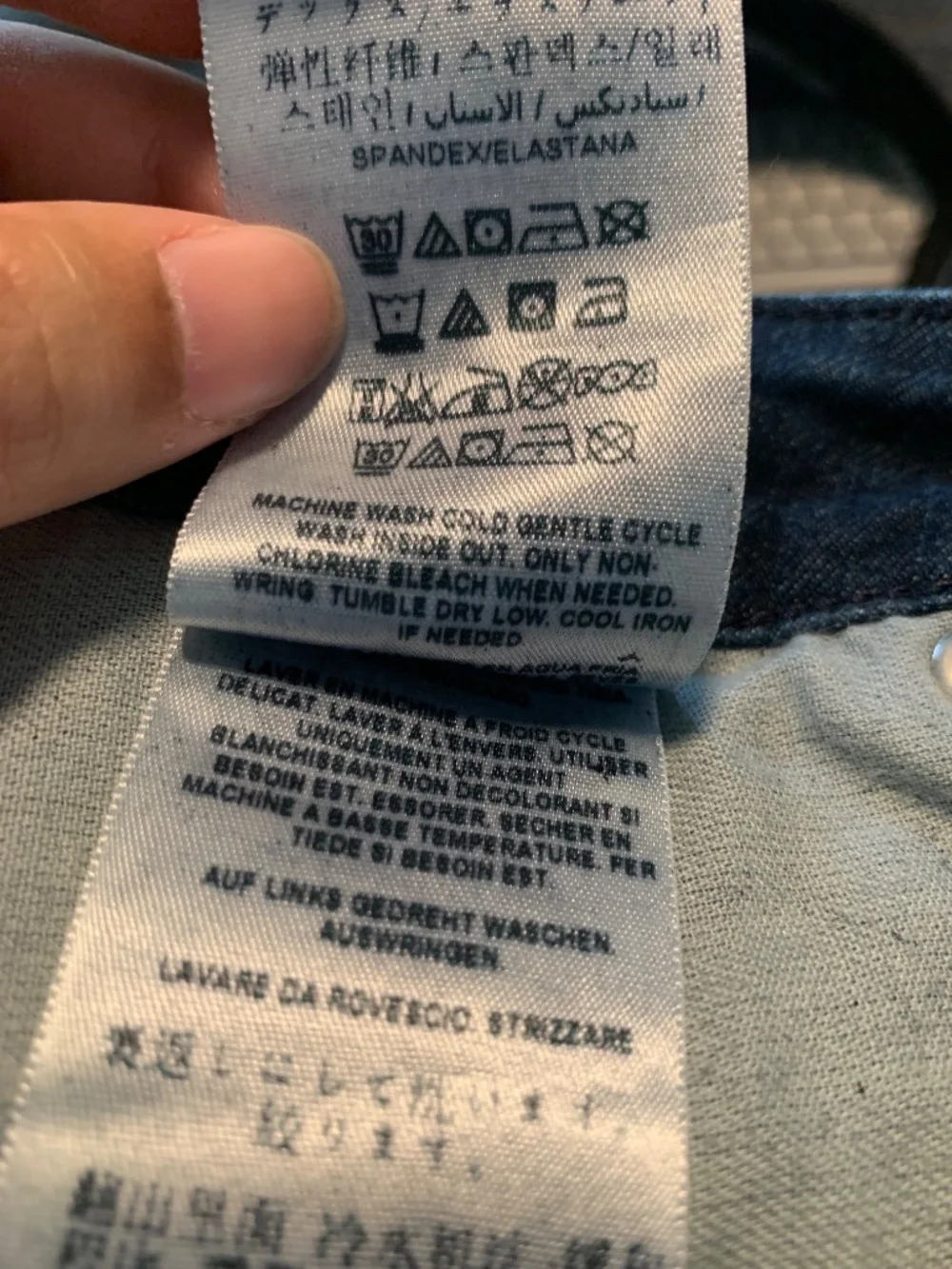 Guess Low Rise Dark Indigo Wash Denim Shorts Stretch Pockets Size 31 Y2k